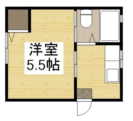 サクラハイツ(1K/2階)の間取り写真