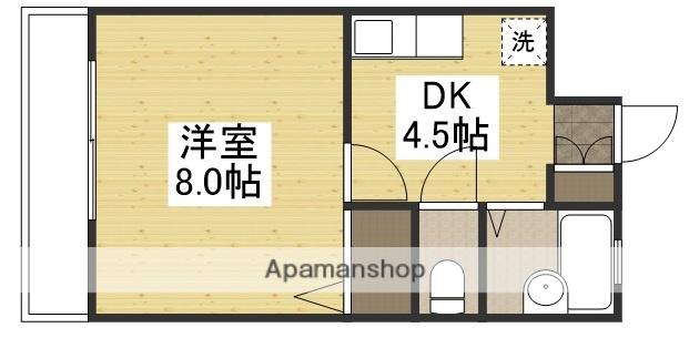 ジョリーメゾンアイ(1DK/3階)の間取り写真