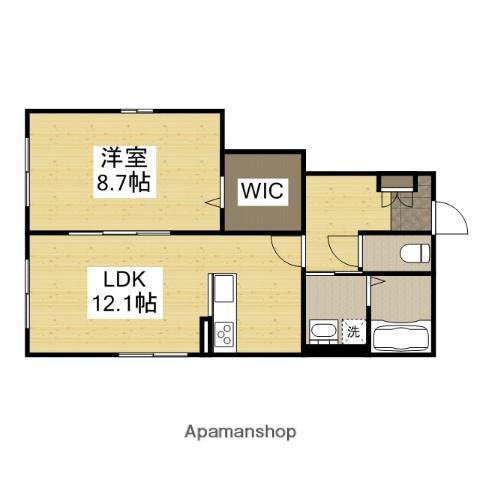 ルネス神田Ⅰ(1LDK/1階)の間取り写真