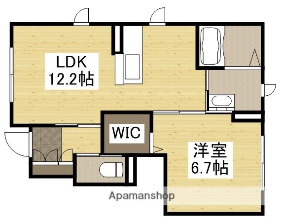 グラン・ノワ(1LDK/1階)の間取り写真