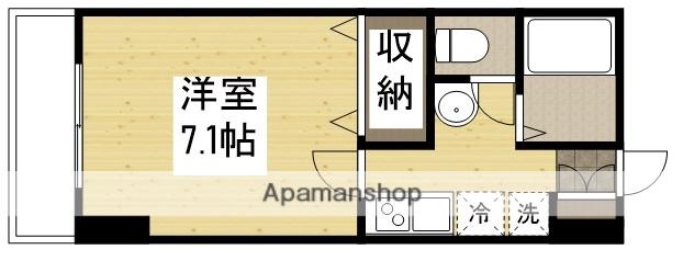 アイディアル(1K/4階)の間取り写真