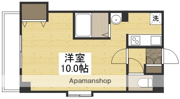 スカイコートⅠ(ワンルーム/5階)の間取り写真