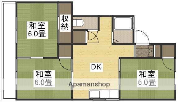 サンコーポ福島C棟(3DK/2階)の間取り写真