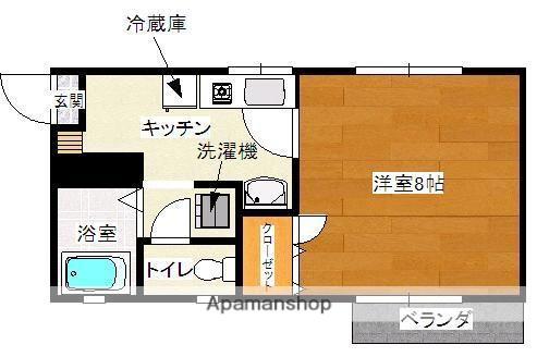 パストラル(1K/2階)の間取り写真