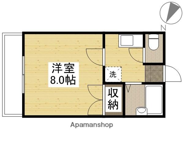 北村ビルSEED21 C棟(1K/4階)の間取り写真
