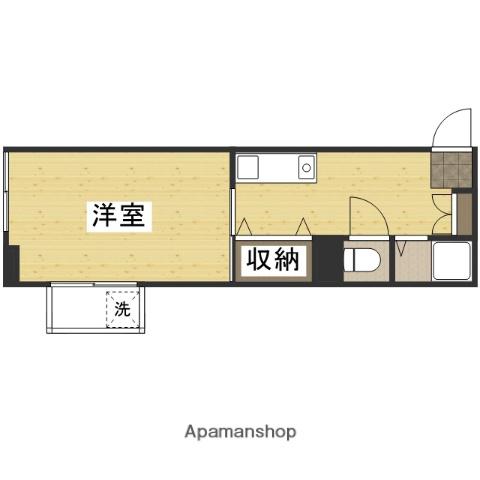 キャフェフロール(1K/1階)の間取り写真