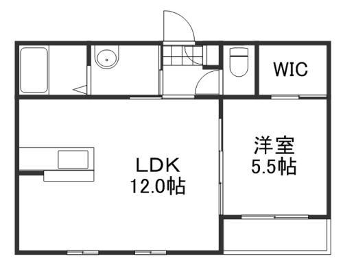シャーメゾン・アイ弐番館(1LDK/2階)の間取り写真