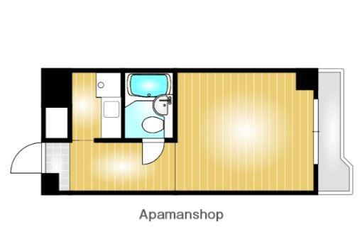 チサンマンション倉敷(ワンルーム/11階)の間取り写真