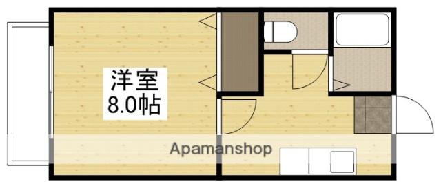 コーポ戸板(1K/2階)の間取り写真