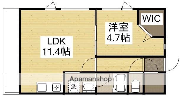 ALTURA(1LDK/6階)の間取り写真