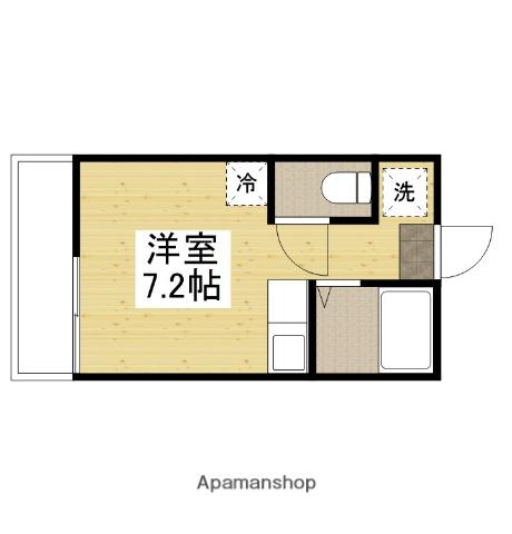 MOKOハウス永和 1号館(ワンルーム/2階)の間取り写真