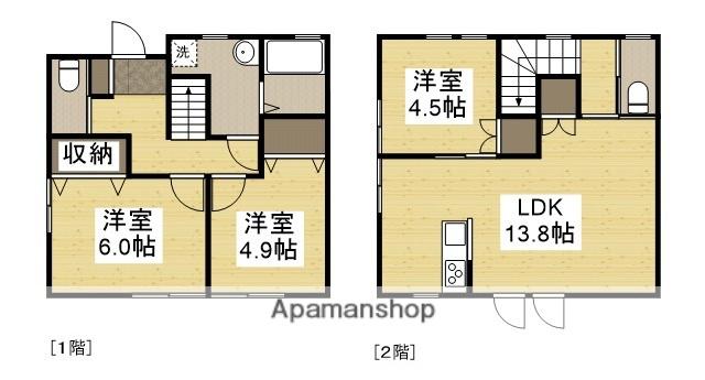 ＡＲＶＩＴＡ（南棟）(3LDK)の間取り写真