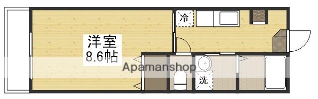 アランフェス(1K/2階)の間取り写真