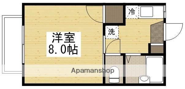 グレイス三宅(1K/1階)の間取り写真