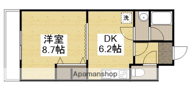 メゾン・エクセラン(1DK/1階)の間取り写真