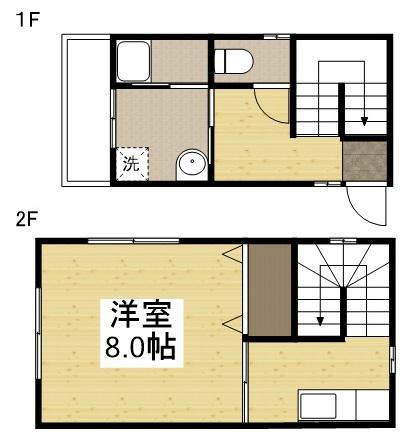 カーサソレアード(1K)の間取り写真