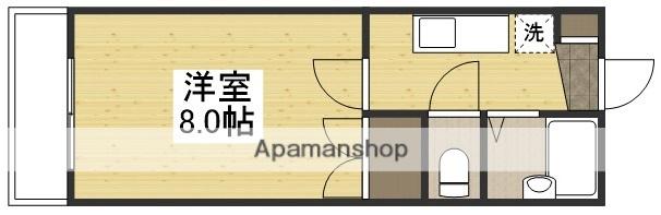 エトワール21新倉敷(1K/5階)の間取り写真