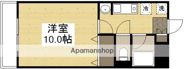 ピュアグレースマンションⅡ(1K/3階)の間取り写真