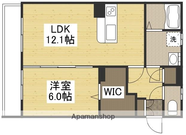 KIARA(1LDK/1階)の間取り写真