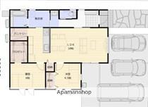 山陽本線 新倉敷駅 徒歩53分 1階建 築3年(2LDK)の間取り写真