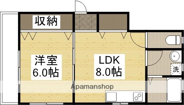 ソルラーゴ(1LDK/1階)の間取り写真