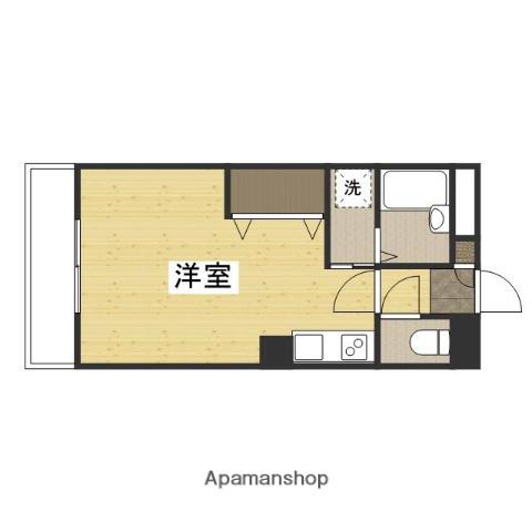 パーク三同(ワンルーム/2階)の間取り写真