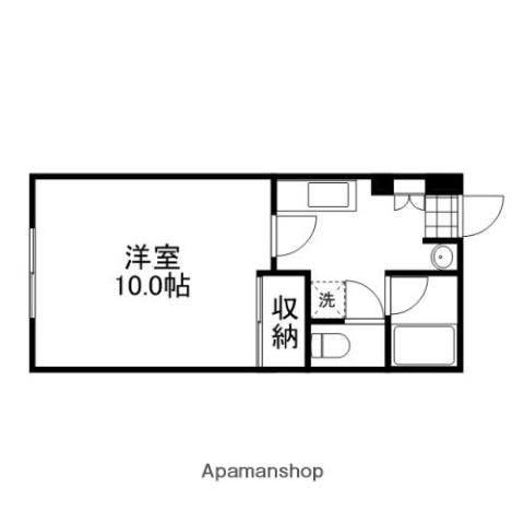 グリーンメディカ(1K/5階)の間取り写真