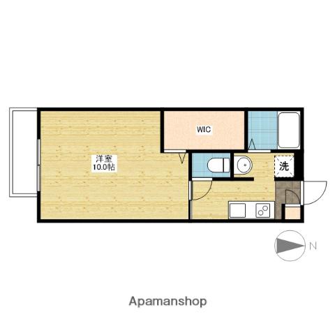 STATES MINAMI Ⅰ番館 (1K/2階)の間取り写真