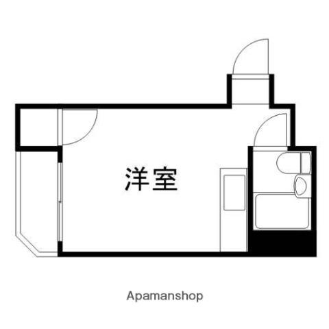 SOハイツ(ワンルーム/2階)の間取り写真