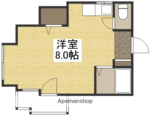 フレンチェ門田屋敷(ワンルーム/3階)の間取り写真