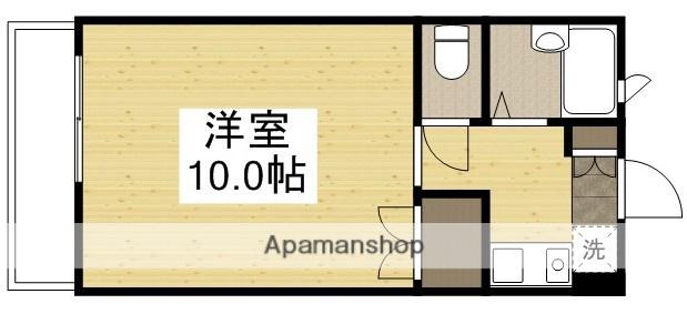 フレンドリー(ワンルーム/1階)の間取り写真