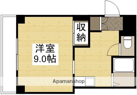 YKハイツ(ワンルーム/5階)の間取り写真