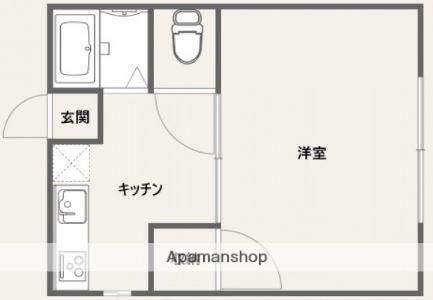 グランメゾン京山(1K/3階)の間取り写真