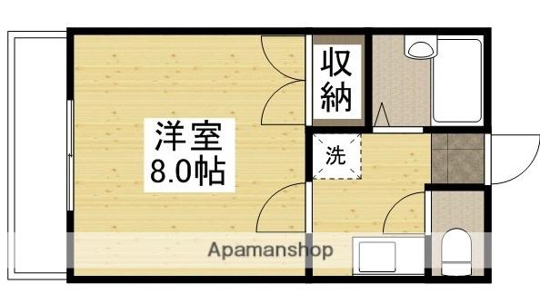 北村ビルSEED21 C棟(1K/2階)の間取り写真