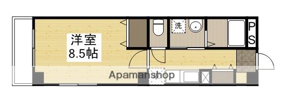カリーノ京橋(1K/1階)の間取り写真