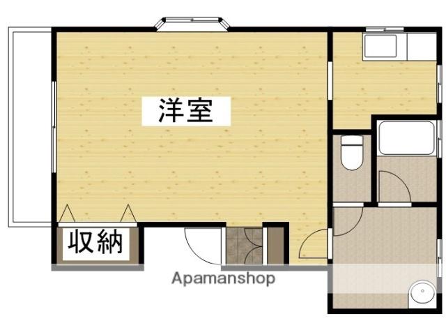 コートダジュールB(ワンルーム/1階)の間取り写真