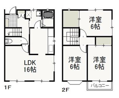 グラティア妹尾(3SLDK)の間取り写真