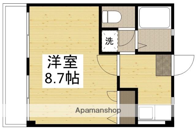 レジデンス石原(1K/1階)の間取り写真