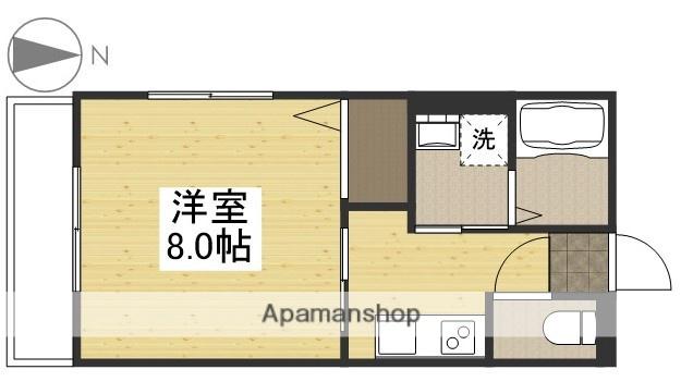 ノエルコート(1K/1階)の間取り写真