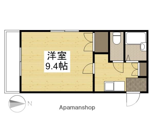 エスポアール中井(1K/1階)の間取り写真