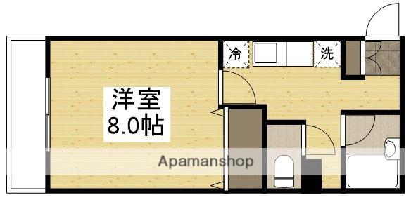 ファンガーデン(1K/3階)の間取り写真