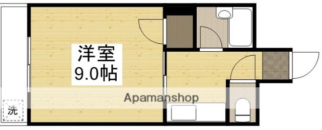 プレアール新屋敷(1K/3階)の間取り写真