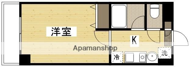 エスペランサ21(1K/2階)の間取り写真