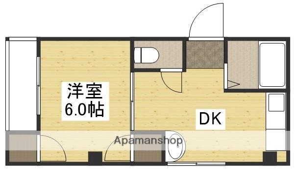 Tコーポ(1DK/3階)の間取り写真