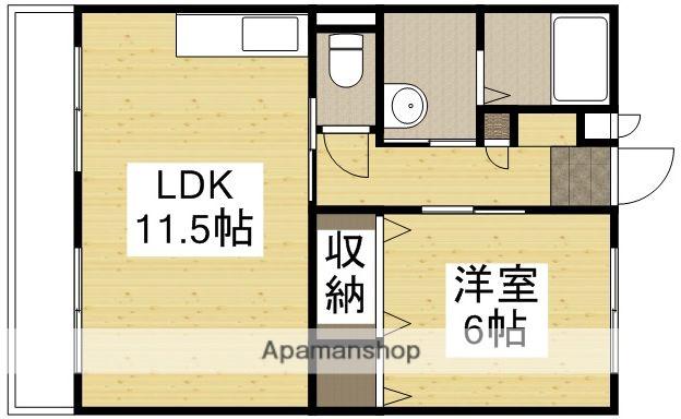 グランパ(1LDK/2階)の間取り写真