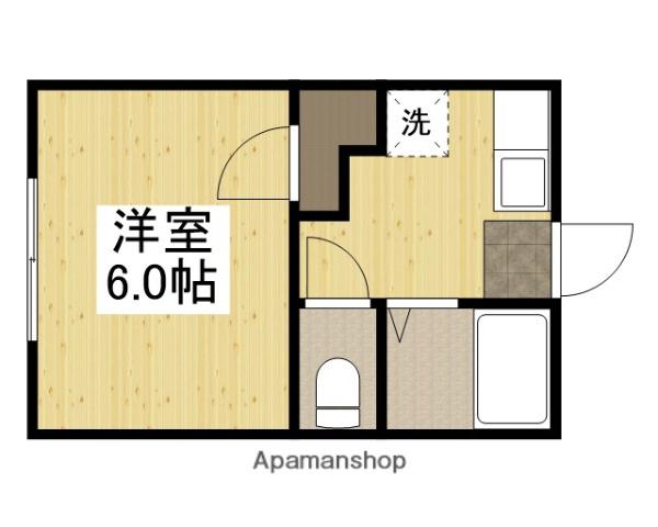 プチメゾン(1K/1階)の間取り写真