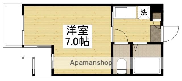 フィオーレ上東Ⅰ(1K/2階)の間取り写真