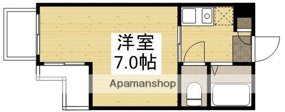 フィオーレ上東Ⅰ(1K/2階)の間取り写真