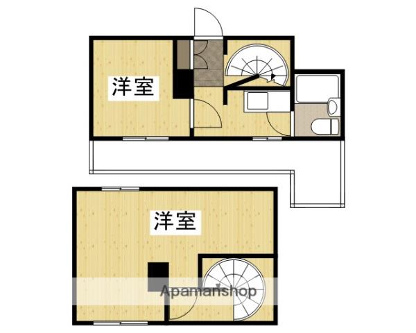 チサンマンション中山下(2K/7階)の間取り写真