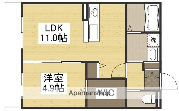 ABILITY M(1LDK/1階)の間取り写真